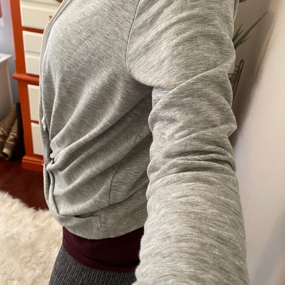 Drew grey twist front hoodie - Picture 9 of 10